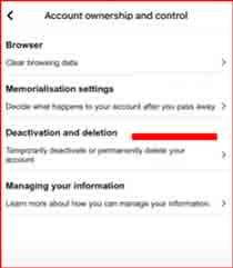 How to delete Facebook account on app - 3