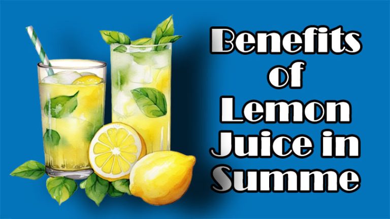 Benefits of Lemon Juice in Summer